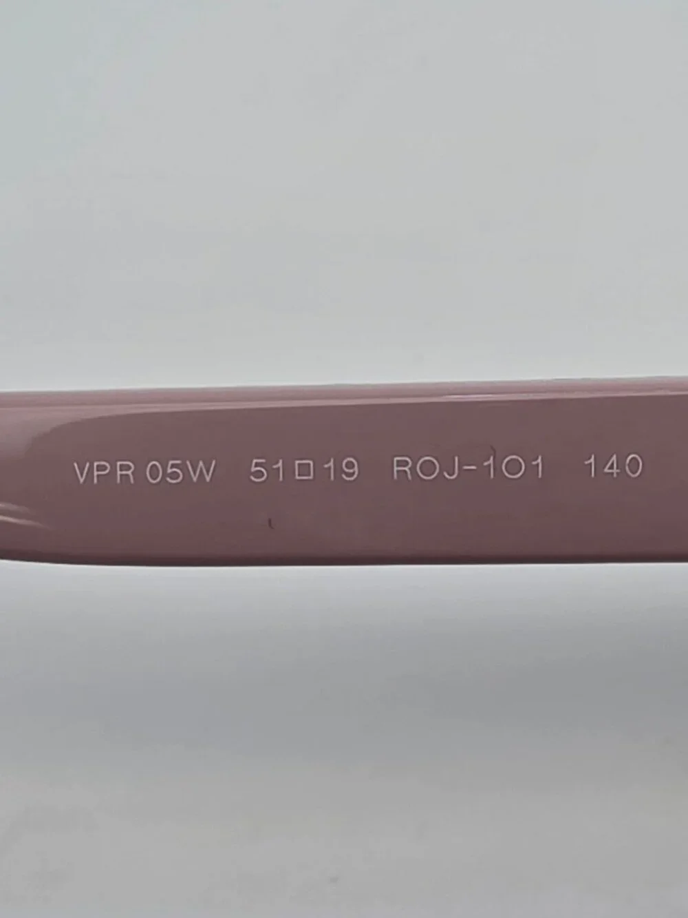 Prada VPR 05W ROJ-1O1 Pink Tortoise Cat Eye Eyeglasses Frame Italy 51-19-140